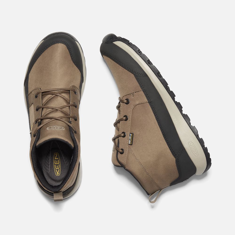 Keen Chukka Kängor Herr Khaki - Glieser Nylon Waterproof - 784362FLN